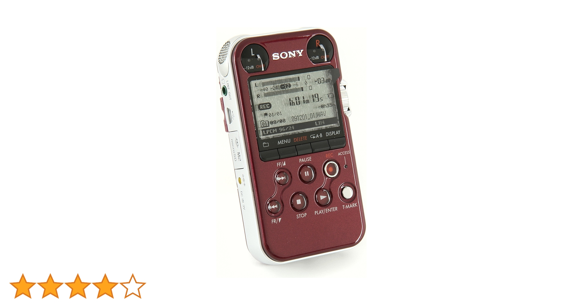 【動作確認済】SONY PCM-M10 デジタルオーディオレコーダー レッド Amazon | SONY リニアPCMレコーダー M10 レッド PCM-M10/R | Sony